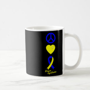 Mug Signe de paix Journée mondiale de la trisomie 21 F