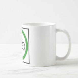 Mug Signe de route du trafic de bicyclette