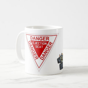 Mug Signe de siège éjectable de danger
