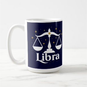 Mug Signe du zodiaque Balance avec étoiles et balance