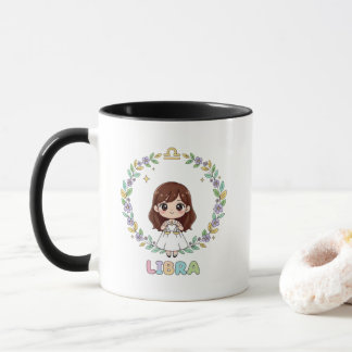 Mug Signe du zodiaque Balance Kawaii Mignon