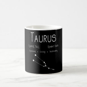 Mug Signe du zodiaque Taureau Constellation Cadeau d'a