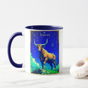 Mug Signe du zodiaque Taureau enraciné dans la Terre e