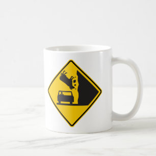 Mug Signe en baisse de route de zone de vache