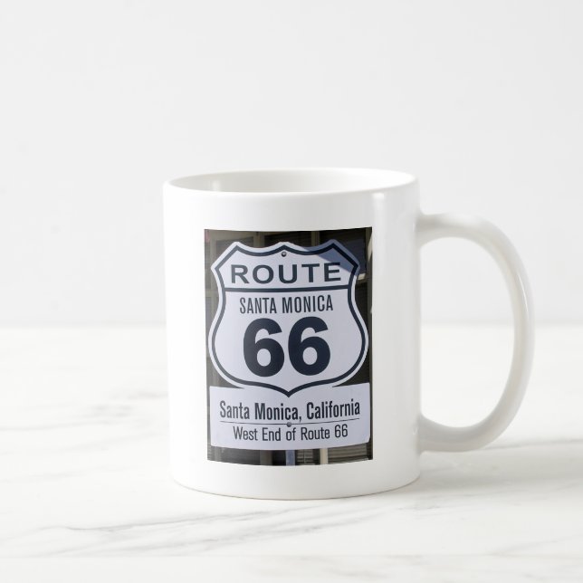 Mug Signe officiel Santa Monica d'extrémité de (Droite)