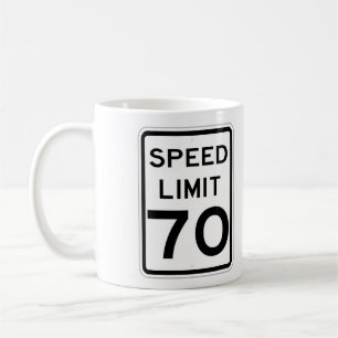 Mug SIGNE TRÈS FUN 70 MPH Road Coffee Cup