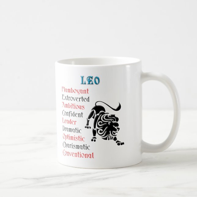 Mug SIGNE Zodiaque Léo Horoscope (Droite)
