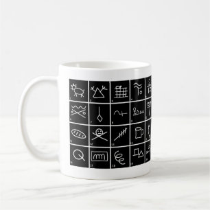 Mug Signes et symboles de clochard avec des