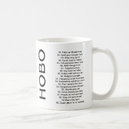 Mug Signes et symboles de clochard avec les séries #3
