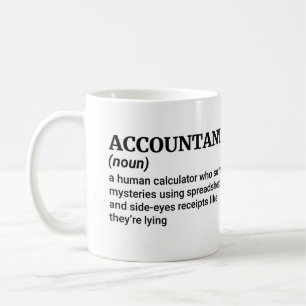Mug Signification comptable amusante - Parfait humour 