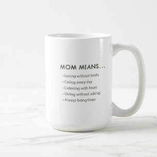 Mug Signification Inspirante De Maman Floral Wrap