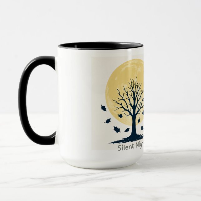 Mug Silent Night Moon Tree Pillow (Gauche)