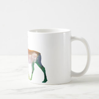 Mug Silhouette abstraite d'orignaux