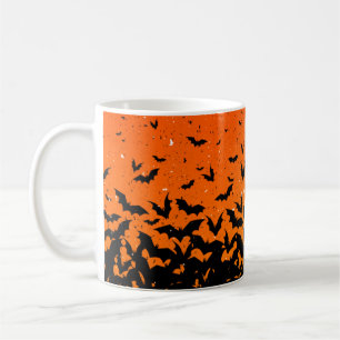 Mug Silhouette Bats Vampire Dracula Halloween Motif