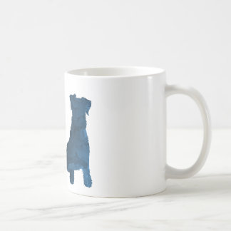 Mug Silhouette bleue de la marine des chiens de Schnau