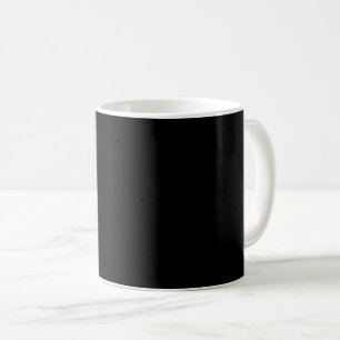 Mug Silhouette de chat noir minimaliste 