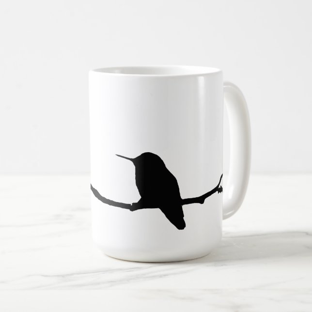 Mug - Silhouette de colibri (Devant droit)