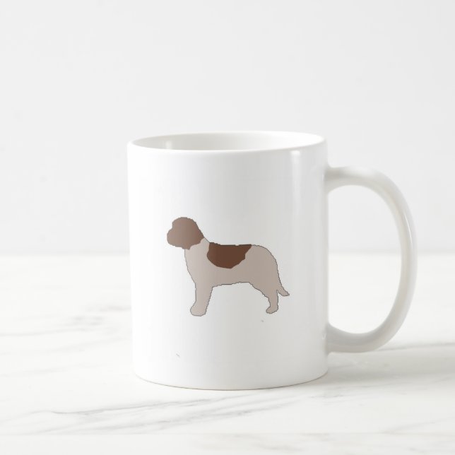 Mug Silhouette de couleur de Lagotto Romagnolo (Droite)