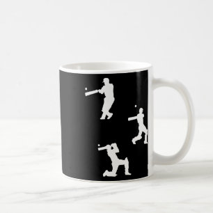 Mug Silhouette de cricket - Joueur de cricket - Cricke