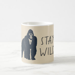 Mug Silhouette de gorille Sauvage
