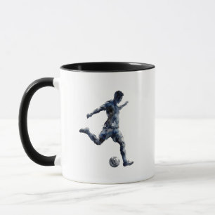 Mug Silhouette de joueur de football