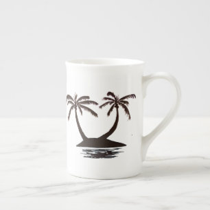 Mug - Silhouette de l'île tropicale
