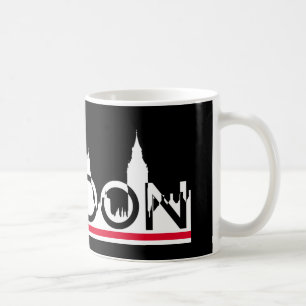 Mug Silhouette de Londres et drapeau anglais