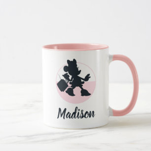 Mug Silhouette de Minnie Mouse faisant des courses