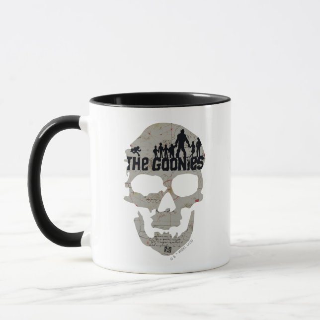 Mug Silhouette du crâne des Goonies (Gauche)