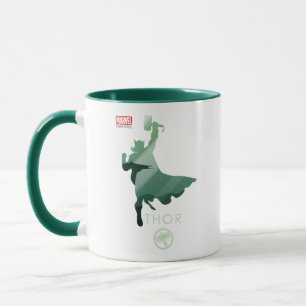 Mug Silhouette héroïque de Thor