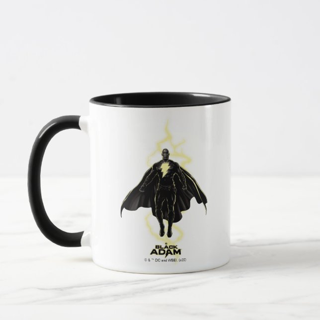 Mug Silhouette noire Adam Lightning (Gauche)