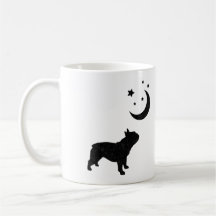 Silhouette noire de Bulldog