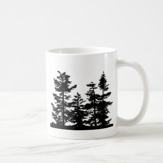 Mug Silhouettes d'arbre