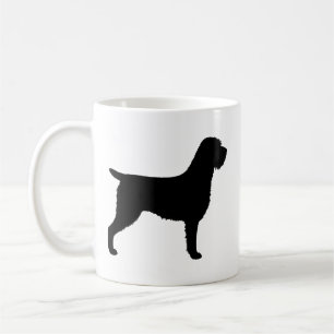 Mug Silhouettes de chien griffon à poils durs Pointeu
