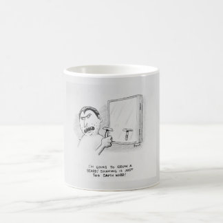 MUG SILLY JOKE AU SUJET DE DRACULA SHAVAVAVING SUR UN