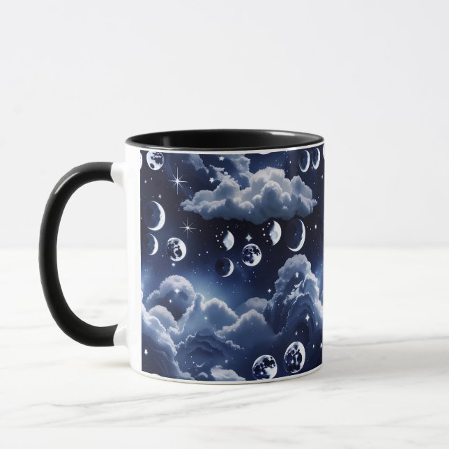 Mug - Silver Celestial Moon (Gauche)