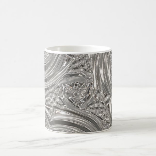Mug Silver élégant victorien nouveau (Centre)