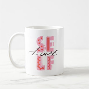 Mug Simple Beau Auto-Soins Charme Jouant Rose