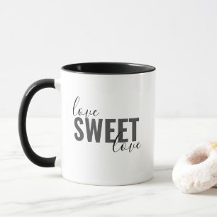 Mug simple chic LOVE SWEET LOVE  