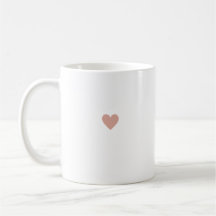 Simple Coeur rose Clair Moderne Minimaliste Chic