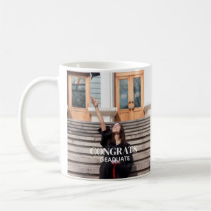 Mug Simple Congrats diplôme photo personnalisée