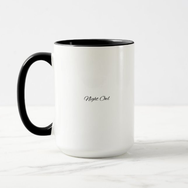 Mug Simple Cursive Lettering Like a small tattoo :) (Gauche)