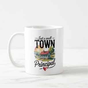 Mug Simple Directeur d'École de Ville de Province