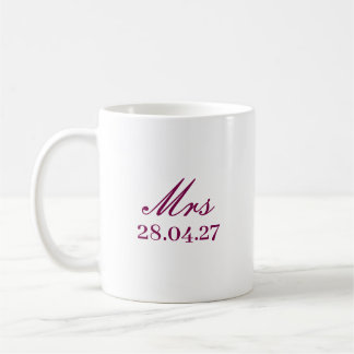 MUG SIMPLE ÉLÉGANT MODERNE PERSONNALISÉ FÊTE DES MÈRES