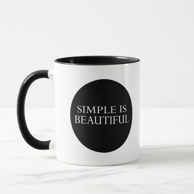 Mug simple est beau (Gauche)