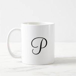 Mug simple et minimal ajouter votre texte photo monogr