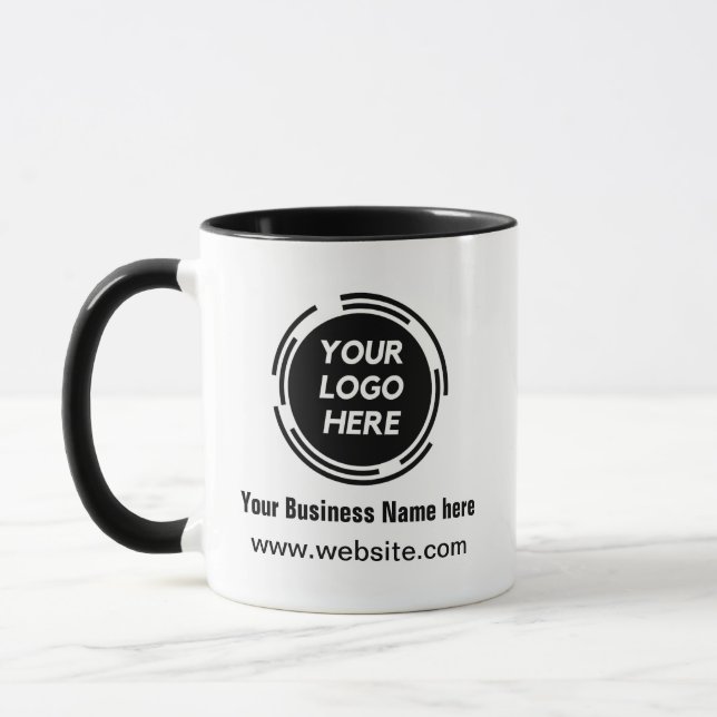 Mug Simple et minimal ajoutez votre logo/votre design  (Gauche)