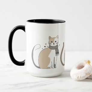 Mug Simple mignonne chatte chatte animal meow pet Vale