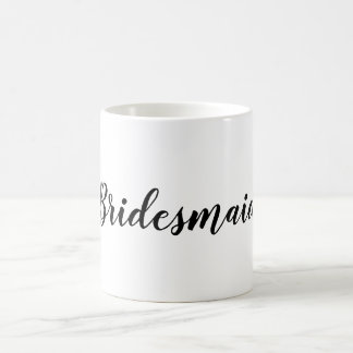 Mug Simple minimaliste élégante mariée de femme de cha