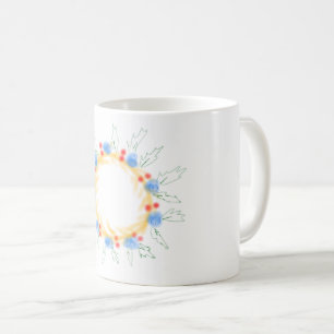 Mug simple minimum ajouter votre nom bridesmaid mariag